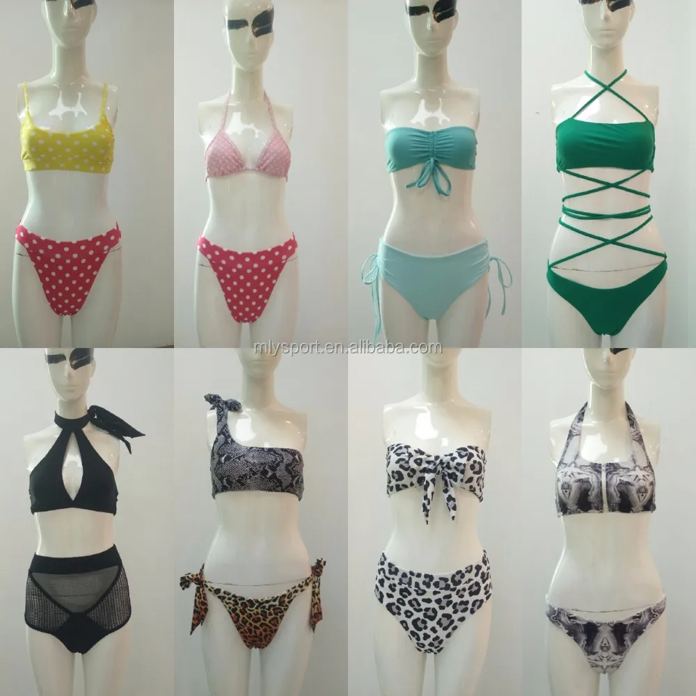 Personalized All Over Print Bikinis Woman Swimwear,Custom Bikinis In Bulk Buy Polyester