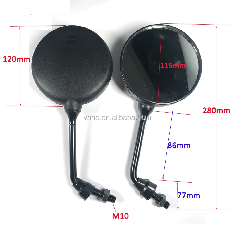 3 Wheelers Motorcycle Rearview Side Mirror BAJAJ RE205