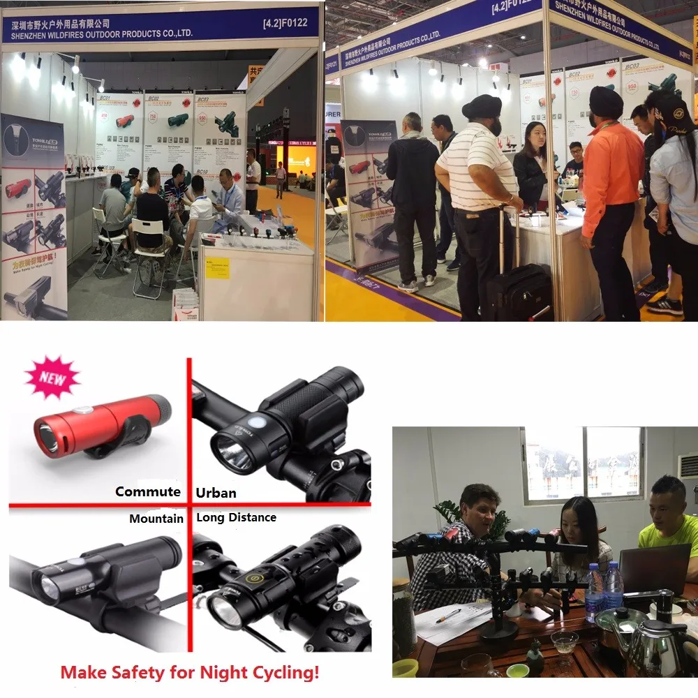 Rechargeable Bicycle Bike Headlight