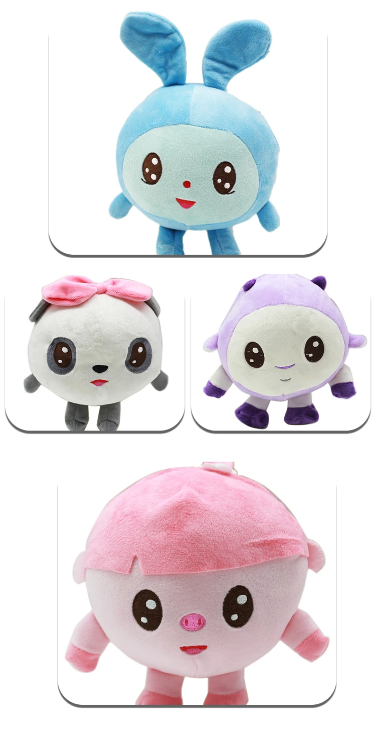 Kartun Kustom Lembut Nyaman Mainan Ping Kode Boneka Bahagia