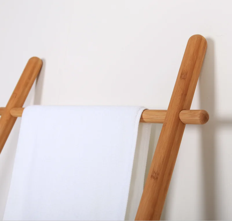 Bambkin Bathroom Furniture Bamboo Towel Rack Towel Ladder Towel Hanger