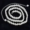 Pearl Belt Thin Pure Pearl Beading Chain Bridal Belt for Wedding,pearl belt for dress