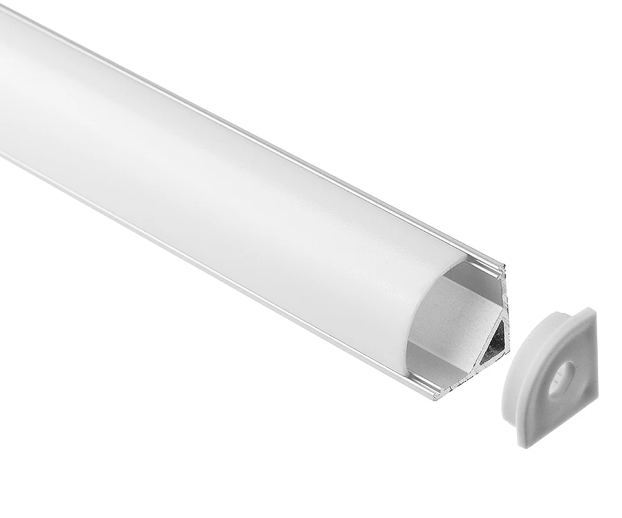 Hotsale V Shape  90 degree corner led aluminum channel for LED strip light