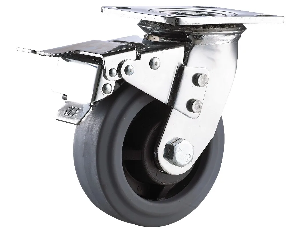 Factory Price 4" 5" 6" 8" Swivel Heavy Duty Caster Wheels With Brake