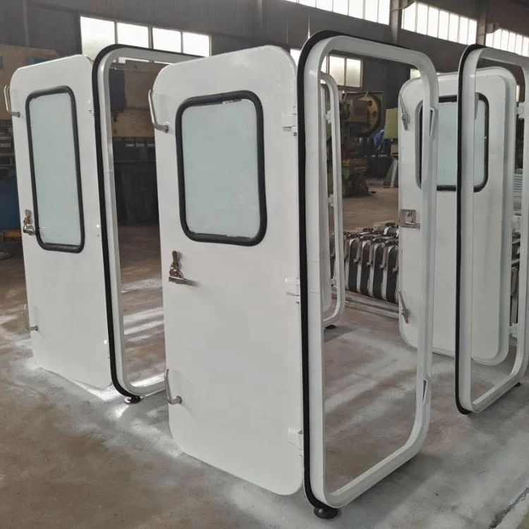 Ship Marine Aluminium Weathertight Watertight Door With Single Steel