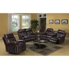 China supplier living room sofa fashion 3 2 1chocolate leather recliner sofa set for home