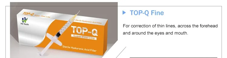 Top-Q super ultra deep line 2ML hyaluronic acid dermal fillers benefits in skin care
