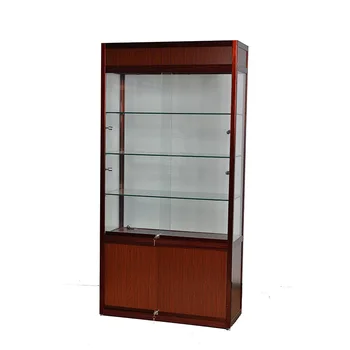 Four Layers Display Case Jewellery Glass Showcase Display Cabinet