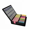 Custom shaped hard cover sticky note with pu leather box