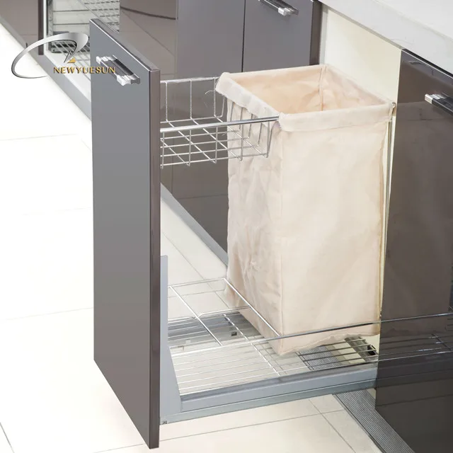 Kitchen Wardrobe Pull Out Wire Bread Baskets Sliding Baskets For