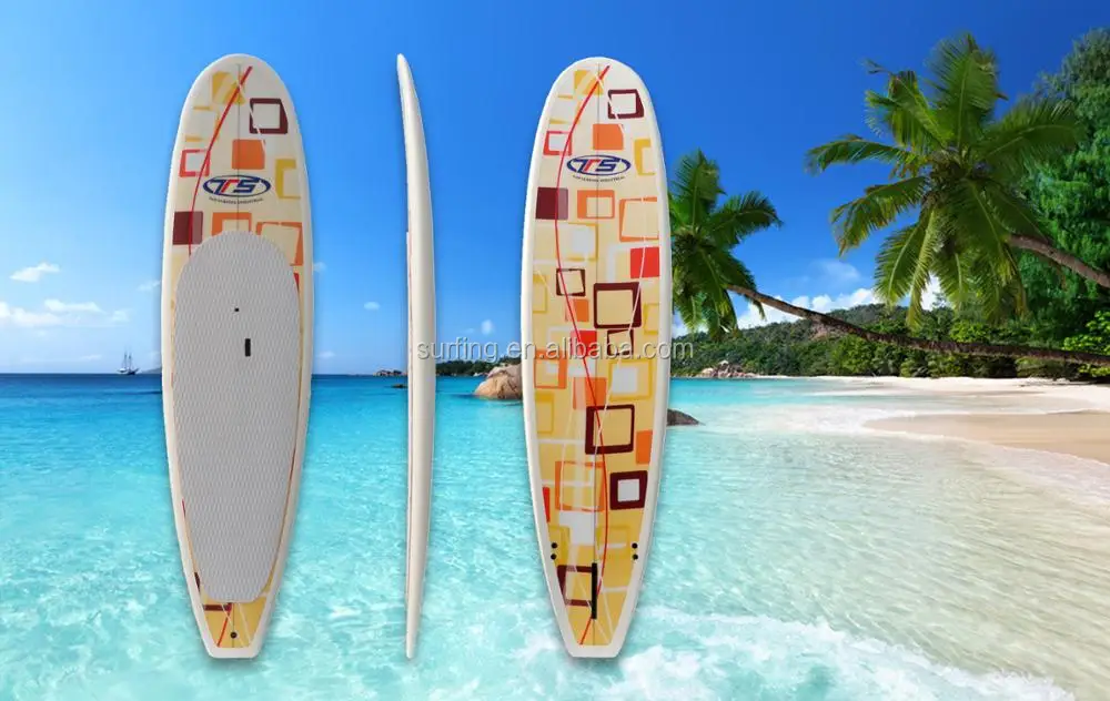 Surfboard Epoxy Resin With Eps Foam Core Bamboo Paddle Board On Sale