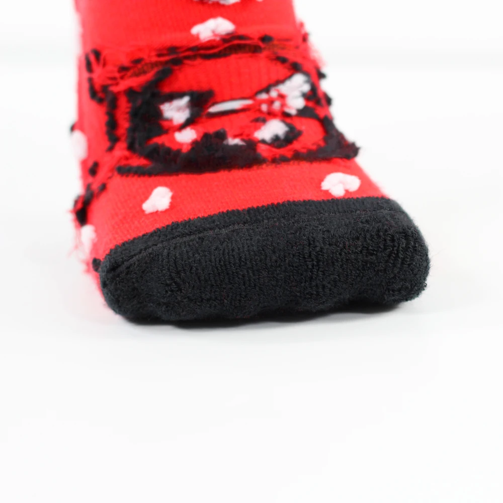 Devil Is Funny Knitted Christmas Stocking/Christmas Socks Women