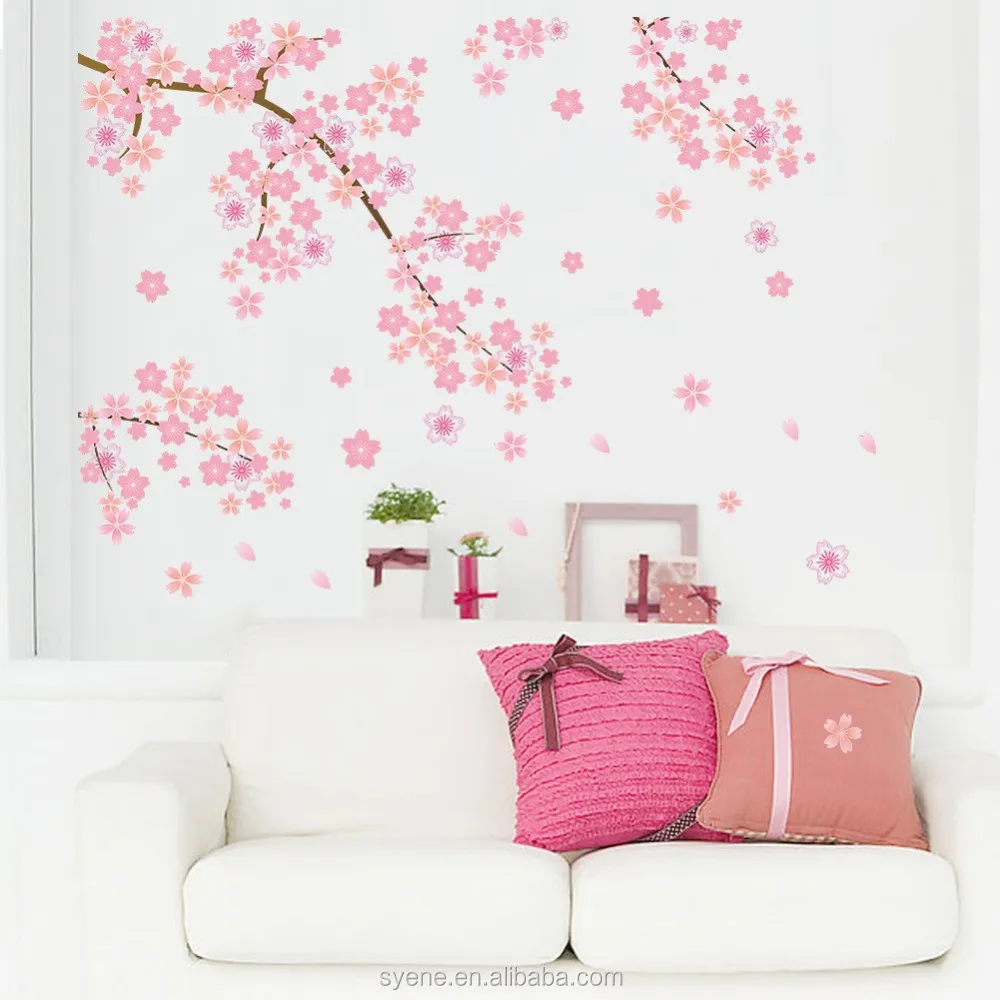 Wallpaper Dinding 3d Bunga Sakura Image Num 69