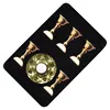New super Gorgeous 5 colors nail tips practice holder with magnetic crystal stand