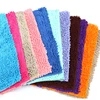Latest product colorful Microfiber PVC Chenille Washable Floor Bath Carpet
