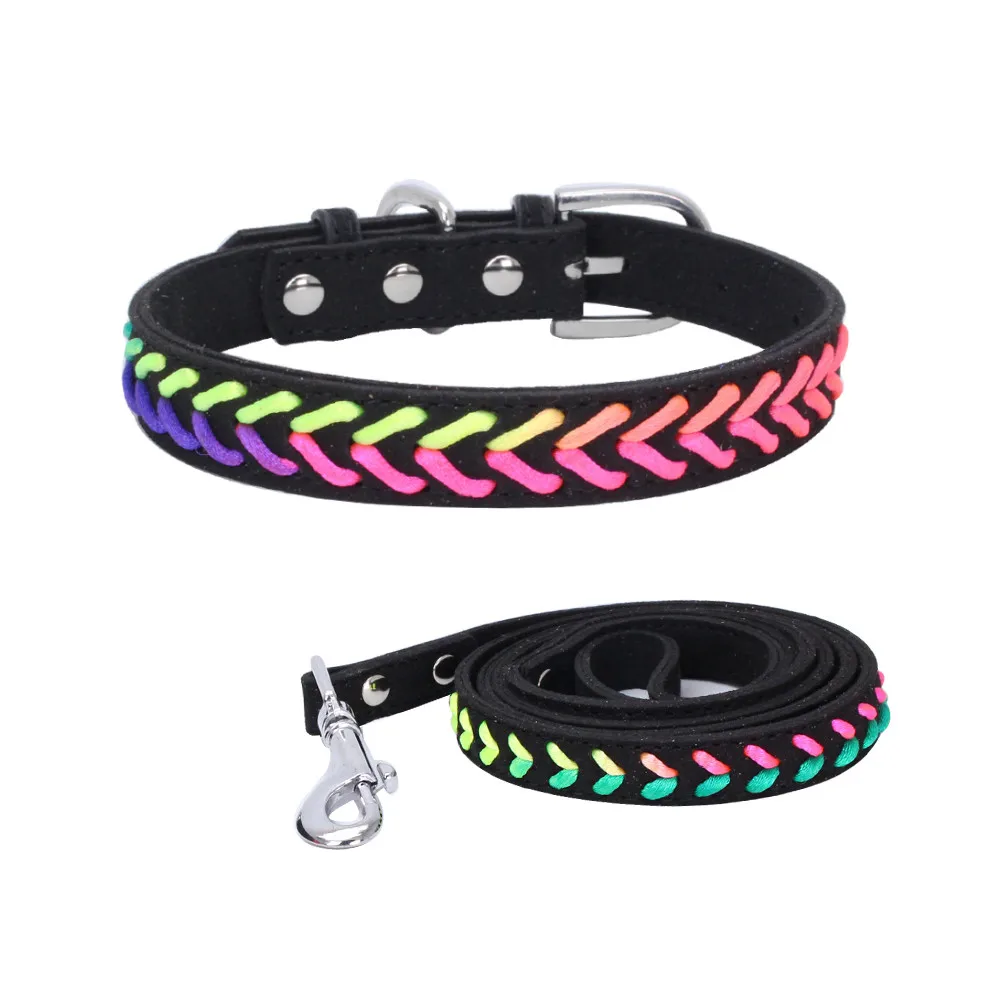 Wholesale Nylon Pu bing Weave Poles Collar Braid Designer For