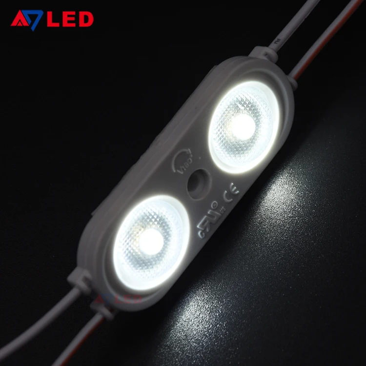 Shenzhen factory price high power 12v 2w outdoor 180 degree lens smd 2835 led module light