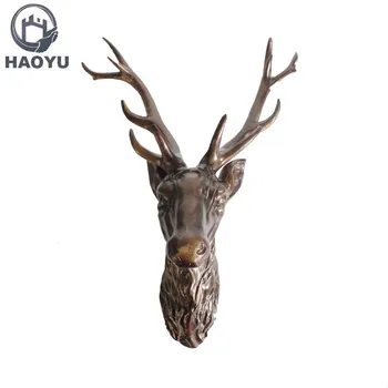 metal deer head wall mount