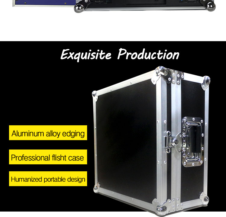 LAIKESI Power 8 canales Mezclador de sonido con USB Power Mixer Amplificador con maletas