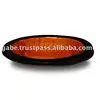 Fruits Bowl Oval Shape Solid Wood Mahogany