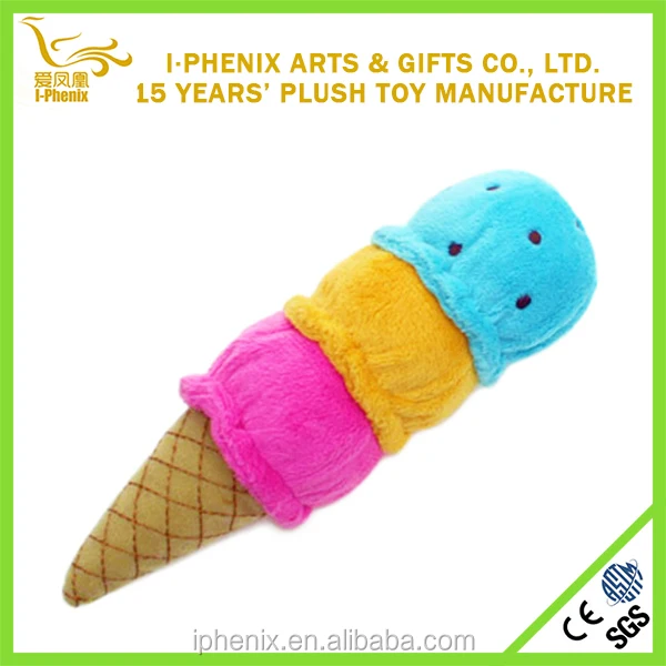 ice cream cone plush toy