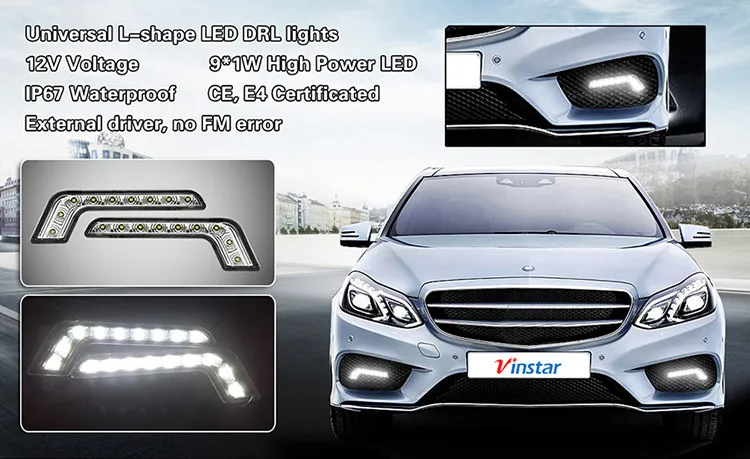 Vinstar High Power Led Drl Universal For All Cars - Buy Vinstar Led ...