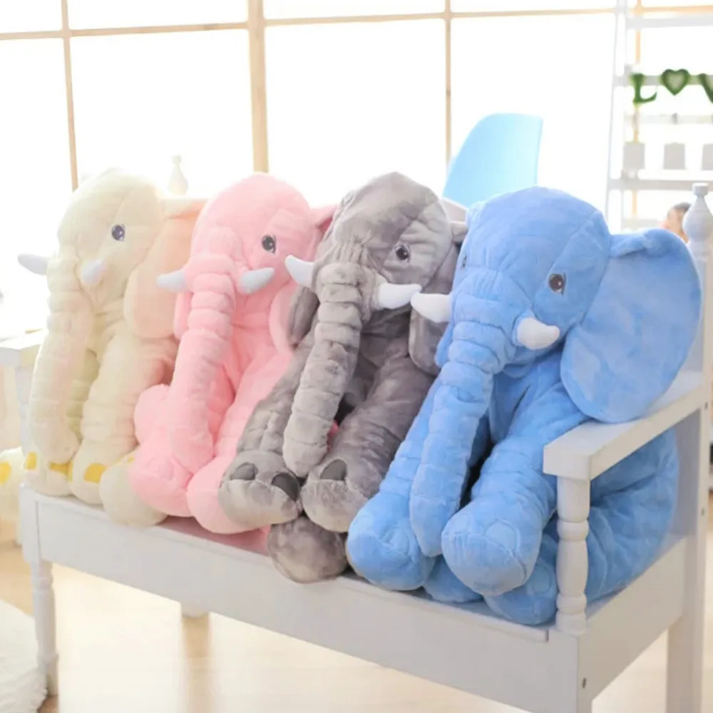 Kustom gajah  berbentuk lembut mainan mewah bantal Boneka  