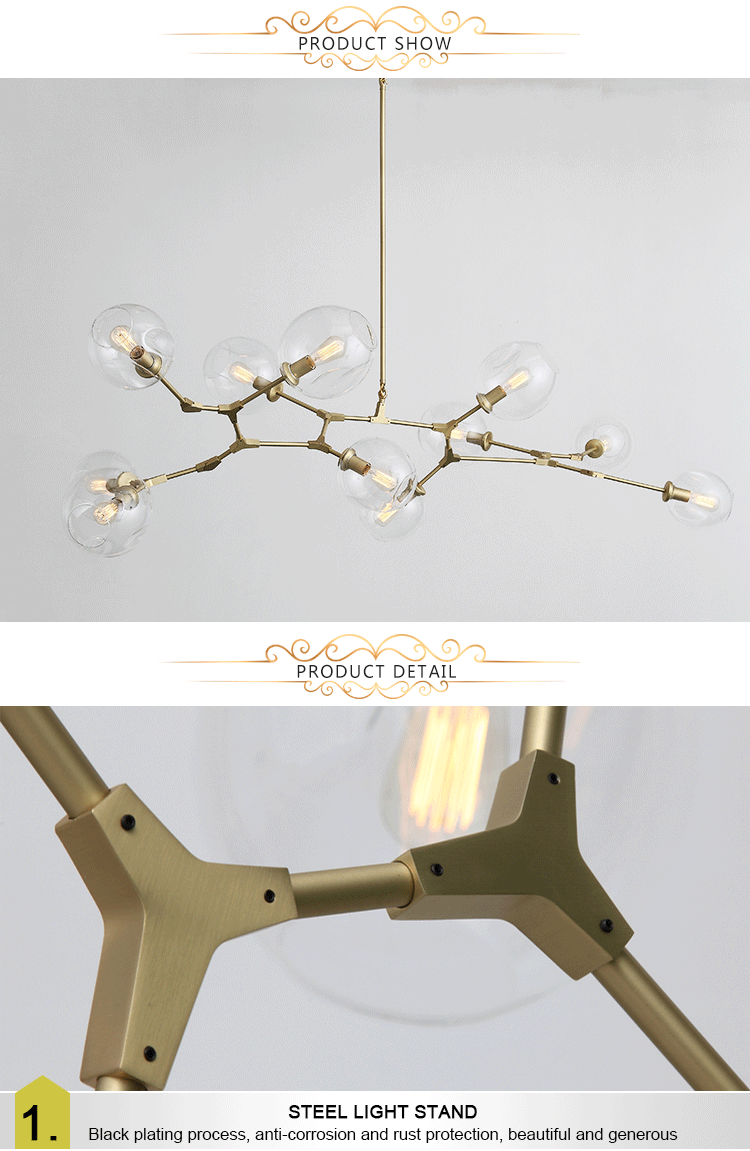 Modern Pretty Flower Slender Branch Glass Chandelier Lighting,Luxury ... Modern Pretty Flower Slender Branch Glass Chandelier Lighting,Luxury ...