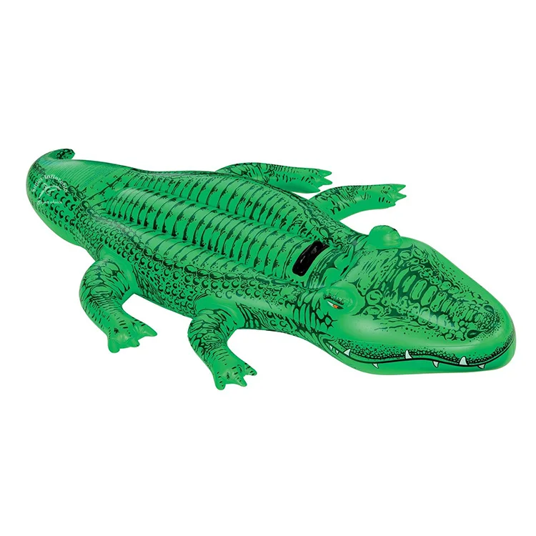 inflatable crocodile pool toy