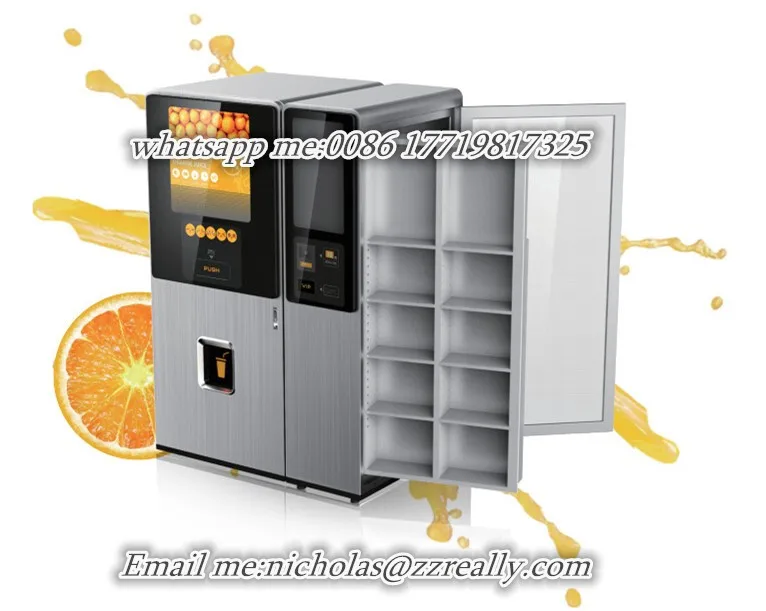 Oem Juice Vending Machine Orange Widely Used Coin Operated Coffee