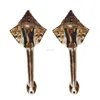 Door Handle Metal Brass Hardware Fitting - Antique Look Animal face Figure handle