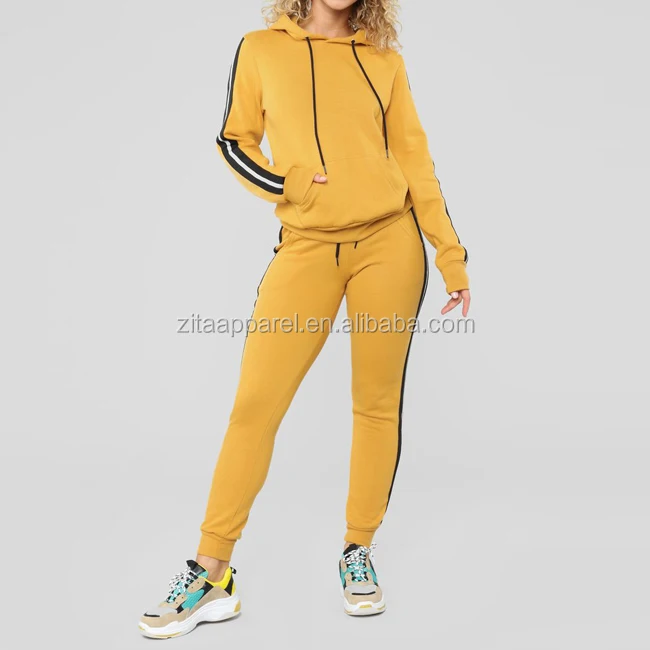 Fashion High Quality Women Tracksuits Streetwear Womens Gym Sports Clothes Custom Tracksuits For