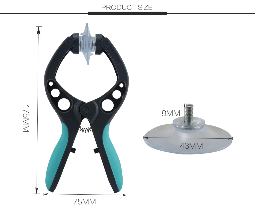 BEST S-W299 Mobile Phone LCD Screen Opening Pliers Suction Cup for iPhone iPad Samsung Cell Phone Repair Tool