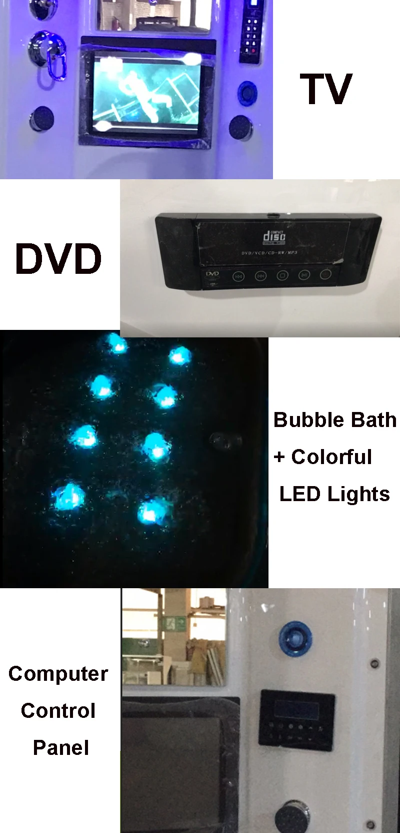 luxury bathroom whirlpool steam shower room shower cabin