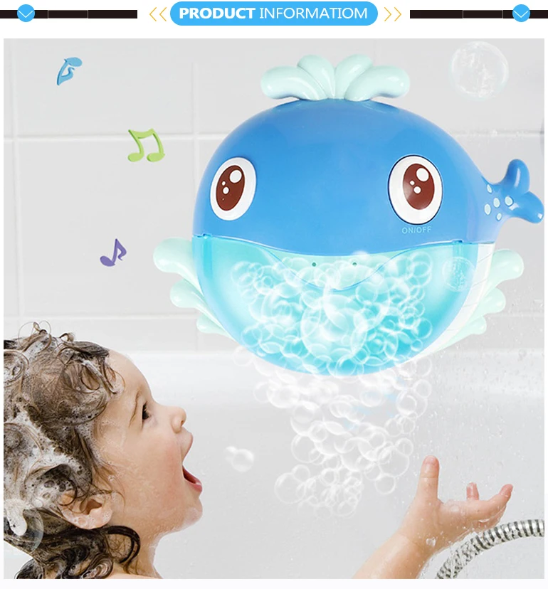 2019 Plastic Musical Whale Bubble Bath Toy For Baby - Buy Bubble Bath ...