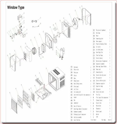 Inverter Window Type Air Conditioner 8000 Btu Window Airconditioner ...