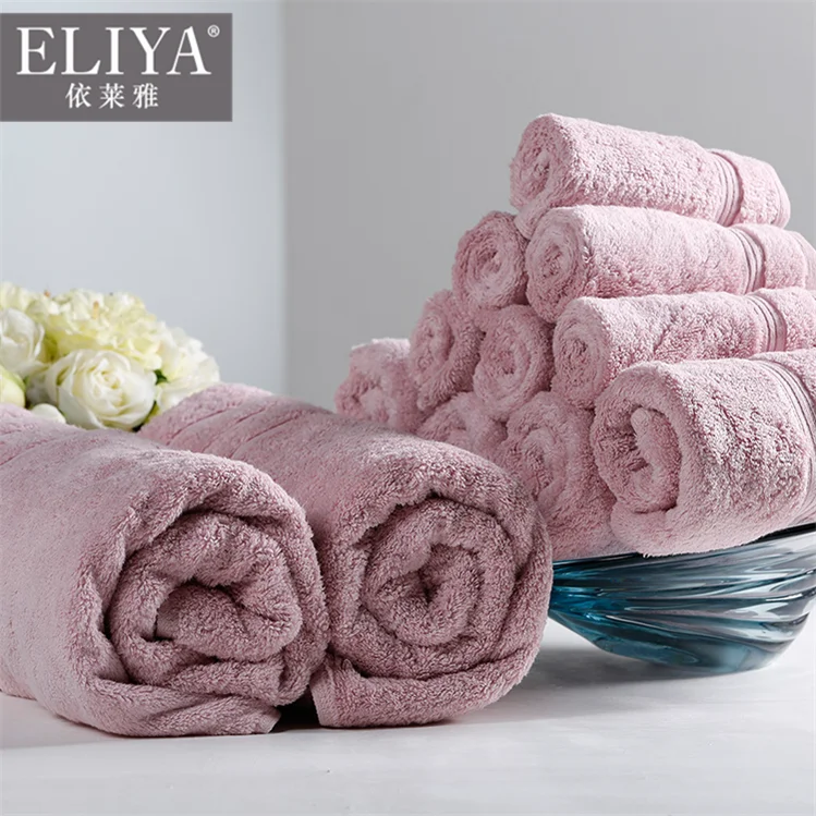 Wholesale hotel monclar bath towel made+hotel towel plain design with logo+800gsm ring spun cotton towel hotel