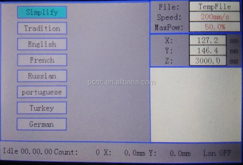 1.5mm stainless steel cnc metal laser cut machine 1300*2500mm with Reci W6