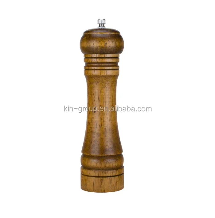 Premium Manual Wooden Pepper Grinder 304 Stainless Steel Pepper Mill