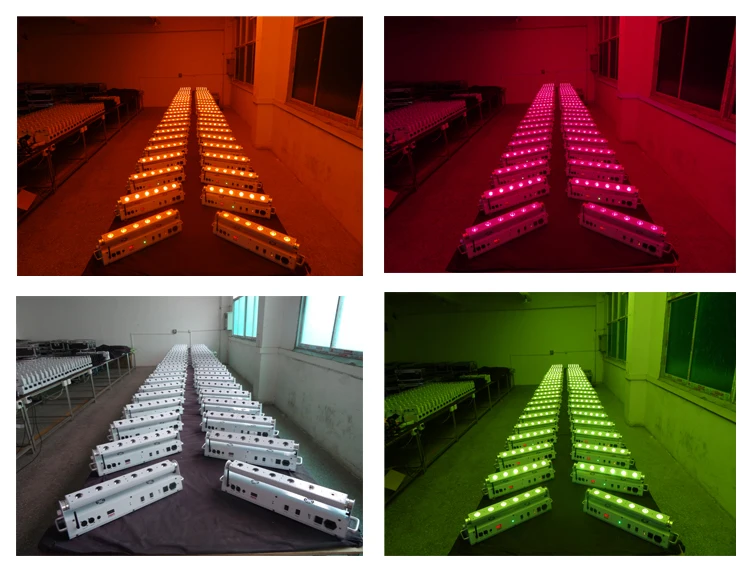 6pcs LED Battery & Wireless Wall Washer Light