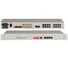 4 Ethernet 8 FXS FXO RS232 POTS over fiber optical PCM multiplexer