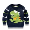 2018 new design Dinosaur kids wool knit pullover boys sweaters