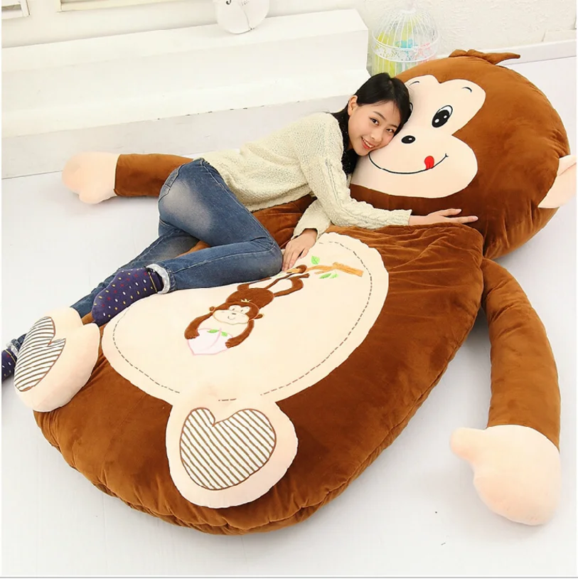 giant plush cartoon bed