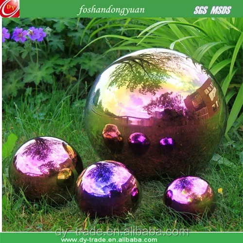AISI304 Stainless Steel Silver Mirror Ball/Glass Lawn Ornament