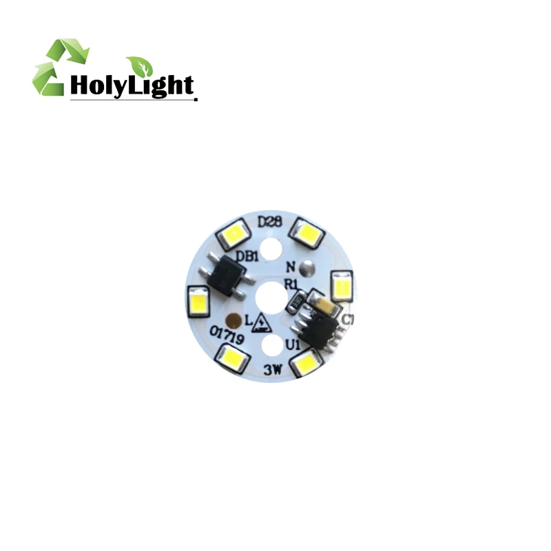 high voltage 220V ac IC integrated driverless9W dimmable LED pcb chips