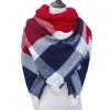 Wholesale winter women blanket scarf ladies scarfs and stoles plain long plaid pattern kashmiri cashmere shawls scarf