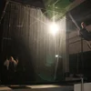 Moving digital water curtain wall waterfall fountain decorative home