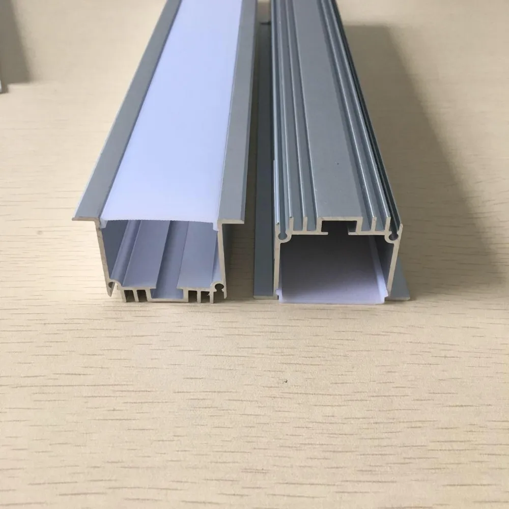 48mm Led Aluminum Channel Linear Profile Lights False Ceiling For Rigid Strip Bar Double Wing For Ceiling Led Light Buy Low Profile Ceiling