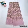 YS3379-1 The latrest New fashion so lovely baby pink 3d soft net tulle fabric for kids dress party