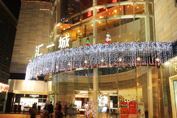 Entrance Ping Mall Decoration Christmas Entrance Ping Mall Decoration